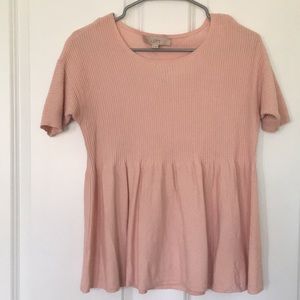 Suuuuper soft LOFT babydoll knit top